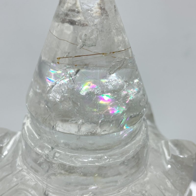 Large Clear Quartz Wenchang Tower 13 - level Pagoda - Wholesale Crystals