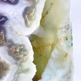 Large Geode Druzy Moss Agate Tower Home Decor - Wholesale Crystals