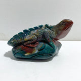 Large Ocean Jasper Lizard Carving -Wholesale Crystals