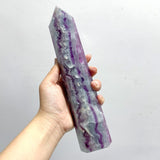 Large Rainbow Fluorite Tower Point Wholesale (19 - 26.5cm) - Wholesale Crystals
