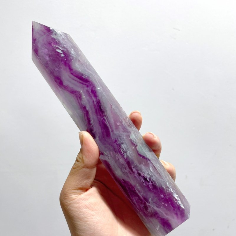Large Rainbow Fluorite Tower Point Wholesale (19 - 26.5cm) - Wholesale Crystals