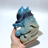 Large Trolleite Flying Dragon Carving - Wholesale Crystals