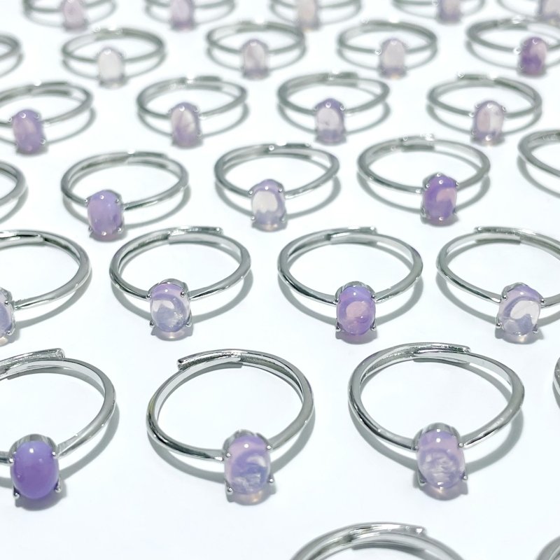 Lavender Quartz Scorolite Ring Wholesale - Wholesale Crystals