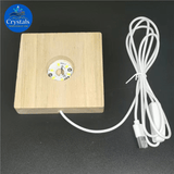 LED Wooden Crystal Stands - Wholesale Crystals