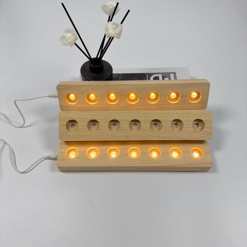 LED Wooden Crystal Stands 4 - Wholesale Crystals