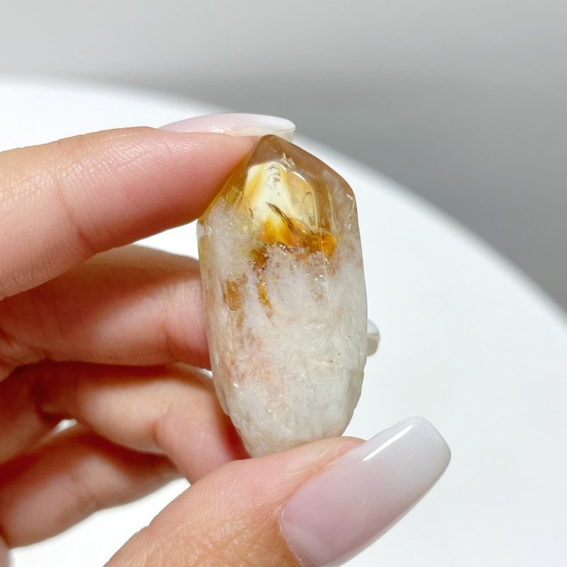 Machine Polished Heat Treatment Citrine Point Wholesale - Wholesale Crystals