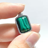 Malachite Pendant Rectangle Shape Wholesale - Wholesale Crystals