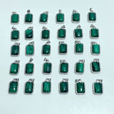 Malachite Pendant Rectangle Shape Wholesale - Wholesale Crystals
