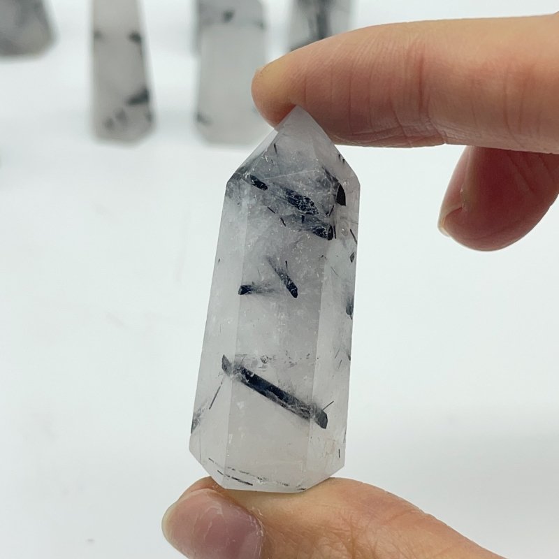 Mini Black Tourmaline Tower Points Wholesale -Wholesale Crystals