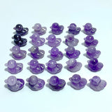Mini Chevron Amethyst Duck Carving Wholesale - Wholesale Crystals