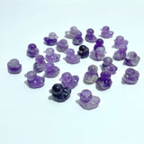 Mini Chevron Amethyst Duck Carving Wholesale - Wholesale Crystals