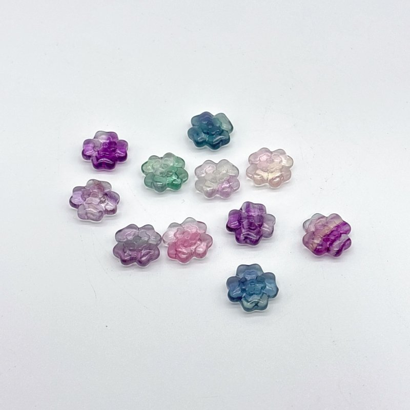 Mini Fluorite Four Leaf Clover Carving Wholesale - Wholesale Crystals