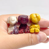 Mini Mookaite Snoopy Dog Carving Wholesale - Wholesale Crystals