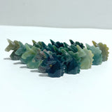 Mini Moss Agate Unicorn Carving Wholesale - Wholesale Crystals