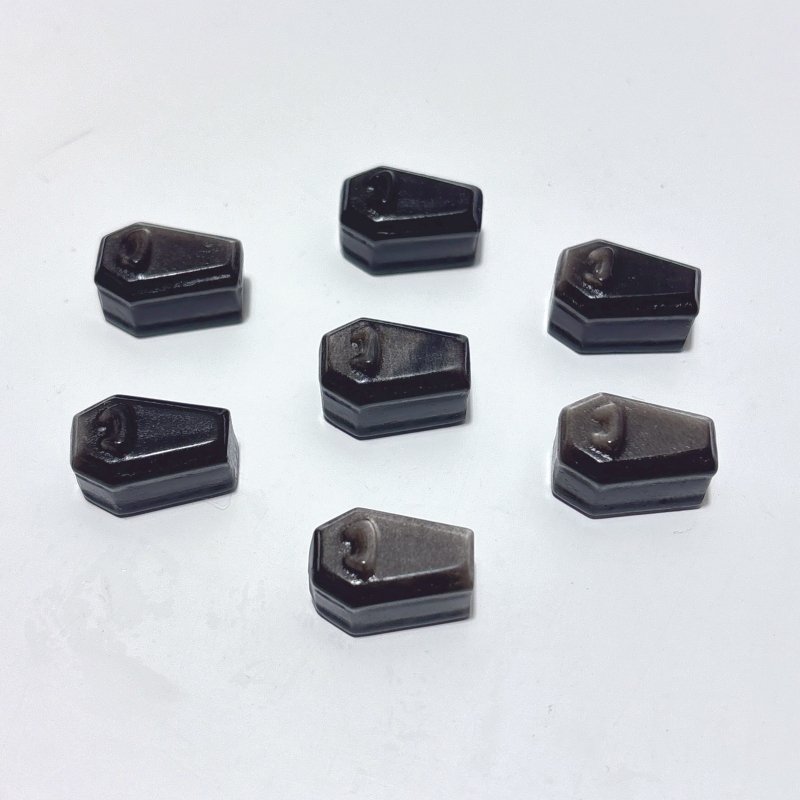 Mini Obsidian Coffin Carving Wholesale - Wholesale Crystals