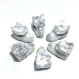 Mini Pink Opal Howlite Dragon Head Carving Wholesale - Wholesale Crystals