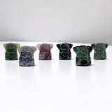 Mini Yoda Carving Wholesale Kambaba Jasper Ocean Jasper - Wholesale Crystals