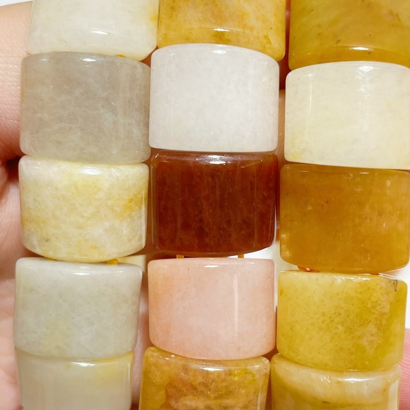 Mixed Color Yellow Jade Bracelet Wholesale - Wholesale Crystals