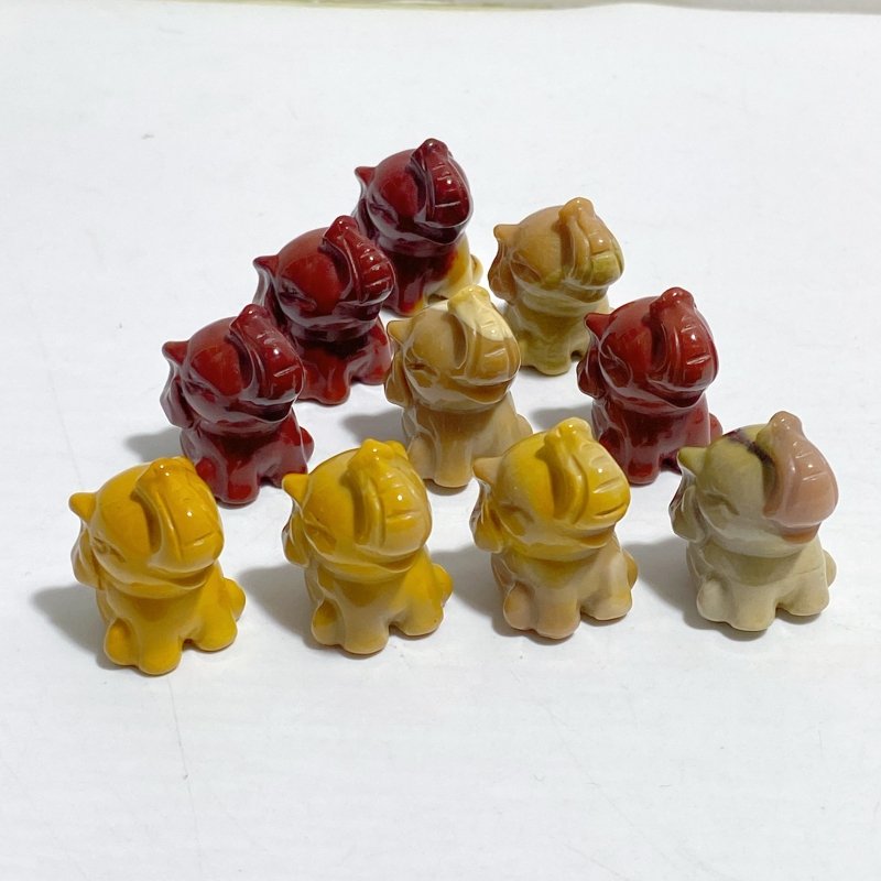 Mookaite Lapis Lazuli Mini Elephant Carving Wholesale -Wholesale Crystals