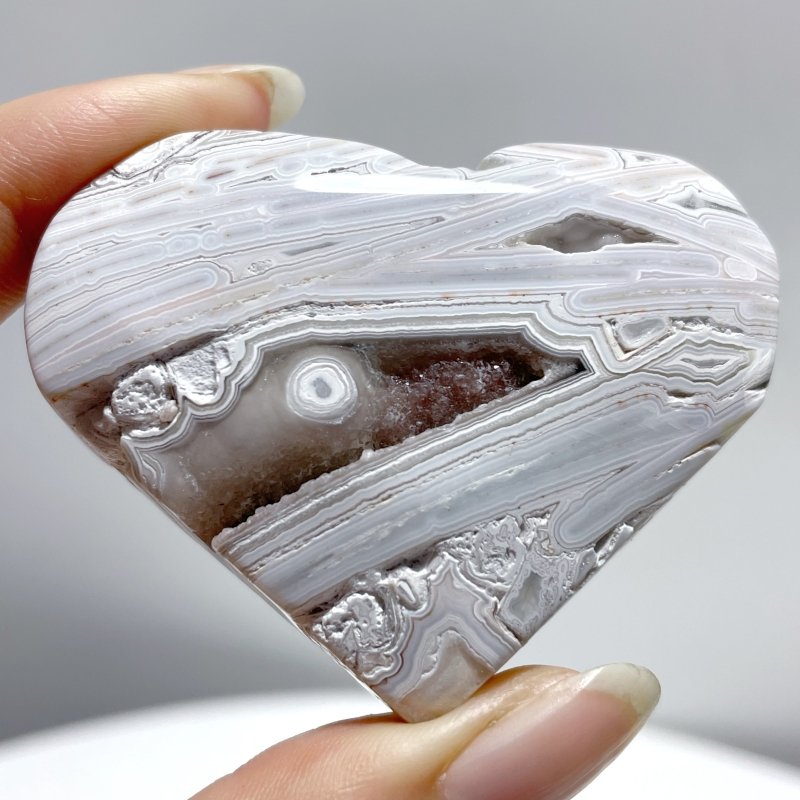 Morocco Agate Heart Shape Wholesale - Wholesale Crystals