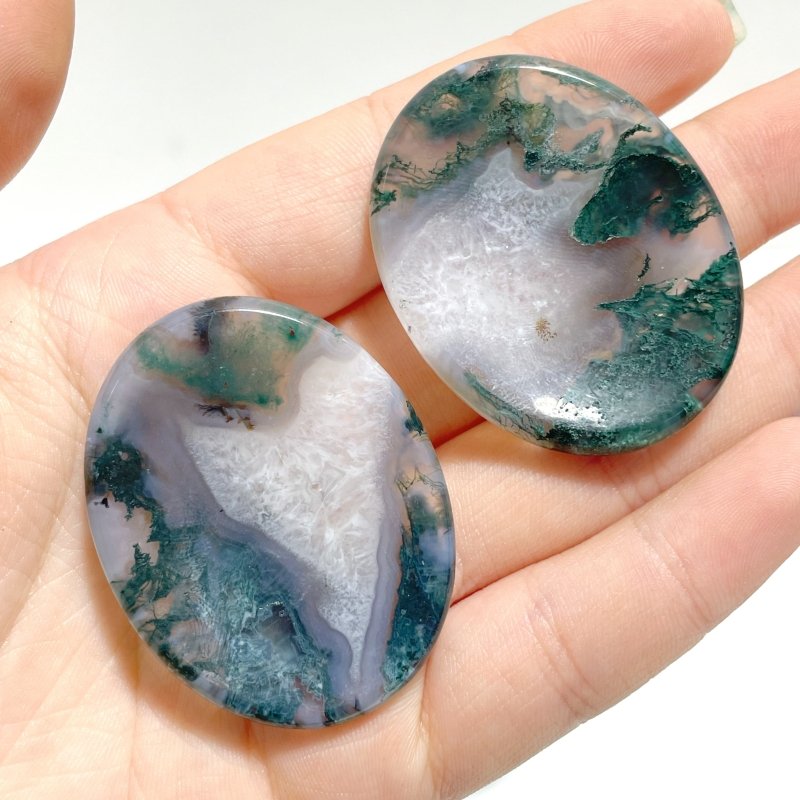 Moss Agate Worry Stone Wholesale - Wholesale Crystals
