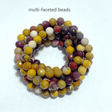 Multi - faceted Bracelets Wholesale Carnelian Tiger Eye Mookaite - Wholesale Crystals