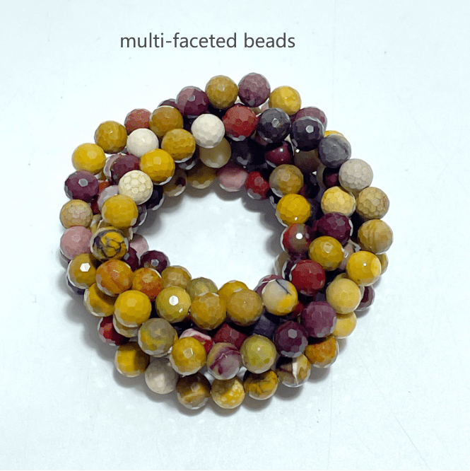 Multi - faceted Bracelets Wholesale Carnelian Tiger Eye Mookaite - Wholesale Crystals