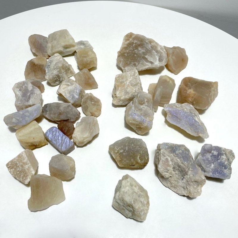 Natural Moonstone Raw Stone wholesale - Wholesale Crystals