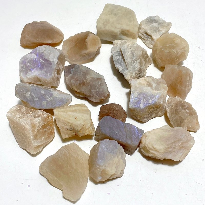 Natural Moonstone Raw Stone wholesale - Wholesale Crystals