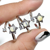 Natural Opal Crystal Ring Star Shape Wholesale - Wholesale Crystals