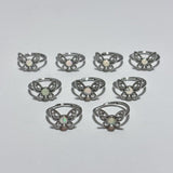 Natural Opal Ring Butterfly Shape Wholesale - Wholesale Crystals
