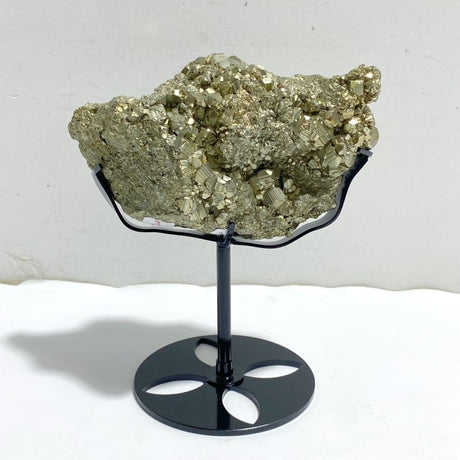 Natural Pyrite Mineral Specimen With Stand A5 -Wholesale Crystals