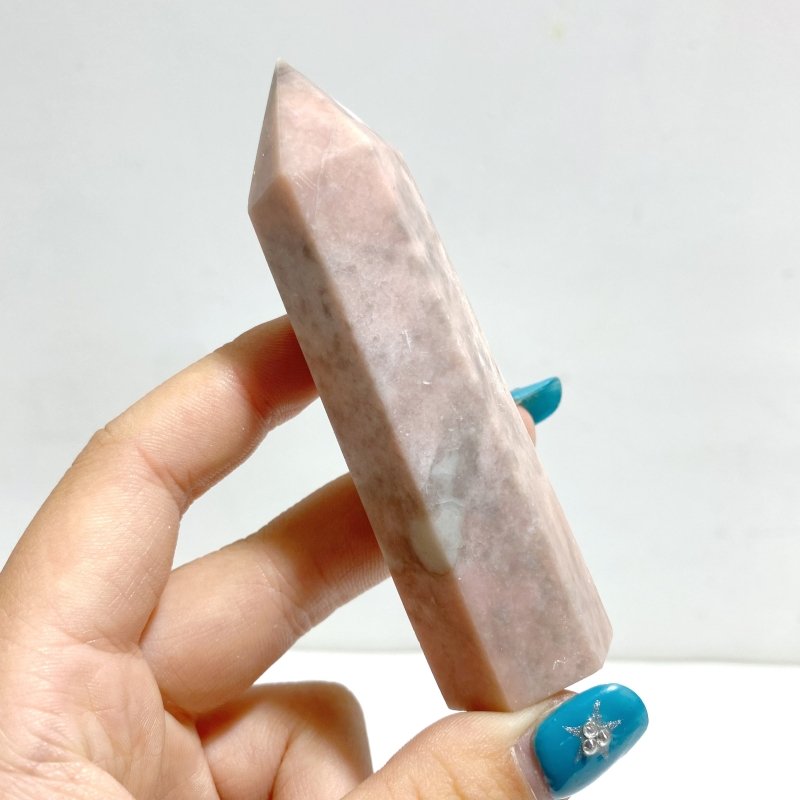 Normal Quality Pink Opal Tower Points Wholesale - Wholesale Crystals