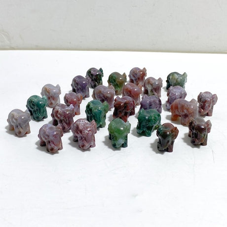 Ocean Jasper Elephant Carving Wholesale -Wholesale Crystals