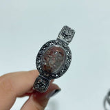 Open Bangle 13 Pieces Retro Garden Quartz Adjustable Alloy Cuff bracelet - Wholesale Crystals