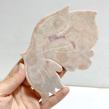 Pink Agate Butterfly Wing Carving With Stand -Wholesale Crystals
