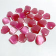 Pink Glass Cat Eye Heart Wholesale - Wholesale Crystals