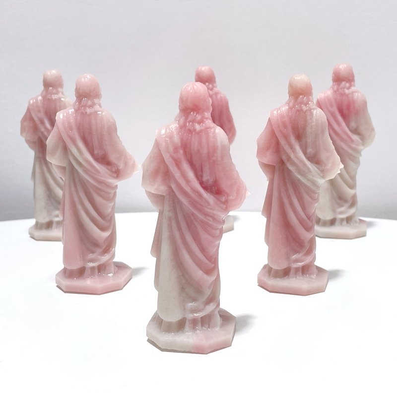 Pink Opal Jesus Carving Wholesale - Wholesale Crystals