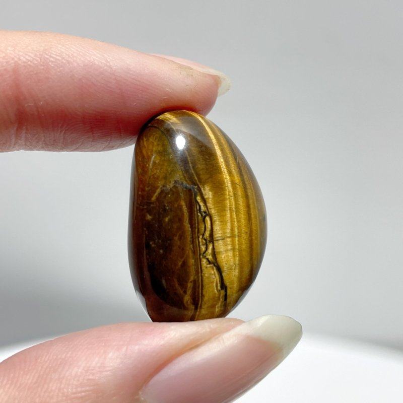 Polished Yellow Tiger Eye Chips Tumbled Wholesale - Wholesale Crystals