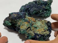 2 Pieces Raw Azurite Specimen
