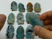 12 Pieces High Quality Caribbean Calcite Ganesha Carving -Wholesale Crystals