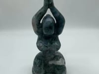 Beautiful Green Moss Agate Large Goddess Carving -Wholesale Crystals