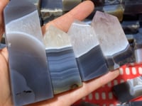 Natural Agate Mixed Quartz Four-Sided Points Wholesale