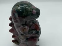 High Quality Colorful Ocean Jasper Baby Dinosaur Carving