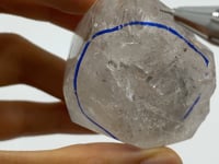 A70 High Quality Polished Enhydro Crystal Quartz