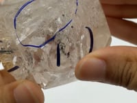 A72 High Quality Polished Enhydro Crystal Black Quicksand