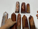 8 Pieces Fat Large Carnelian Points