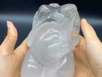 Large Clear Quartz Pregnant Female Goddess Carving -Wholesale Crystals