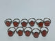 11 Pieces High Quality Rhodochrosite Sterling Silver Ring -Wholesale Crystals