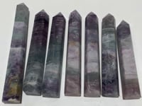 7 Pieces Large Tall Fluorite Tower
